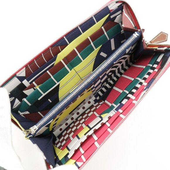 Hermès Silk'in Pink Leather Wallet  (Pre-Owned) - Picture 7 of 10